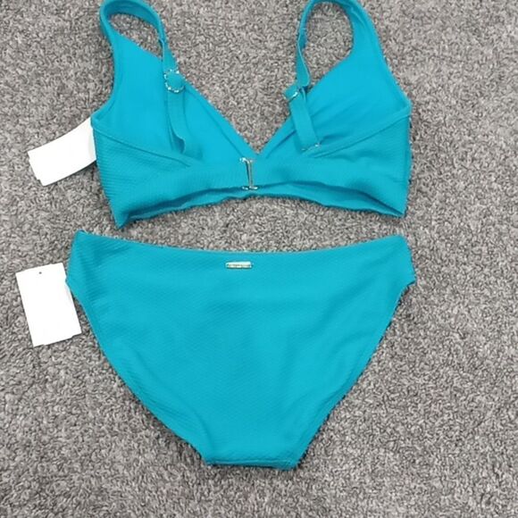 Sea Level Amazing Lace spiced vermont green bikini set size 4 NWT - Picture 2 of 6